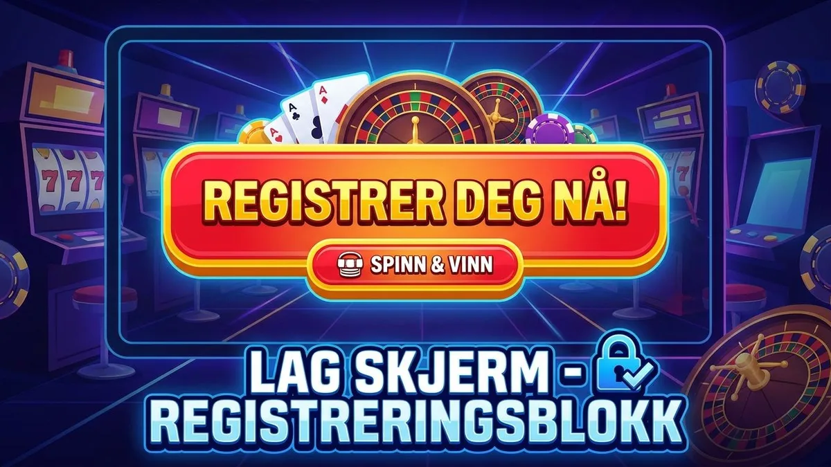 Registrer deg med bonus